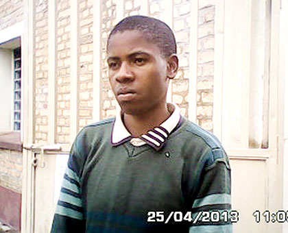 Kubwayo could spend the rest of his lifetime in jail. The New Times/ Courtesy photo.