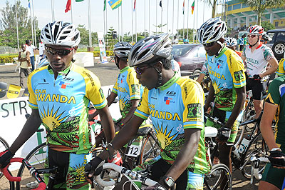 Rwanda's leading riders will compete in the Individual Time Trial cyling race on Saturday. The New Times / File.