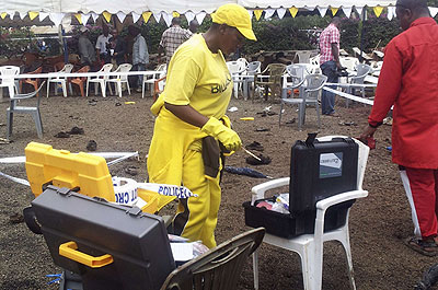 The deadly attack on the church is one of the first such incidents to hit Tanzania. Net photo.