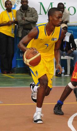 APR's Lionnel Hakizimana is one of the promising local players who have been summoned to start preparations for the Afro-basket competition. Times Sport / T. Kisambira.