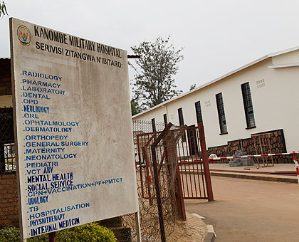Kanombe Military Hospital treating Genocide survivors for free. The New Times/ File.