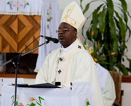 Archbishop Ntihinyurwa has been acting caretaker of Kibungo Diocese.  Net Photo.