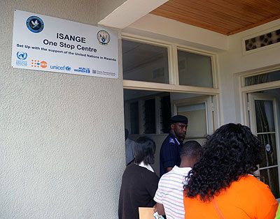 The One Stop Centre has registered a significant number of GBV related cases. The New Times/File. 