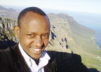 Eugene Kwibuka in Cape Town.