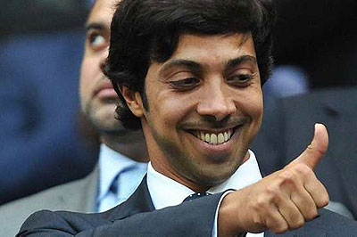 Manchester City owner Sheikh Mansour. Net photo.