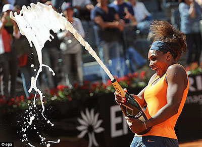 Serena Williams has been in ominous form ahead of the year's second grand slam. Net photo.
