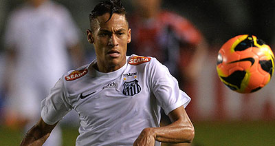 Brazil striker Neymar heads for Barcelona rather than Madrid. Net photo.