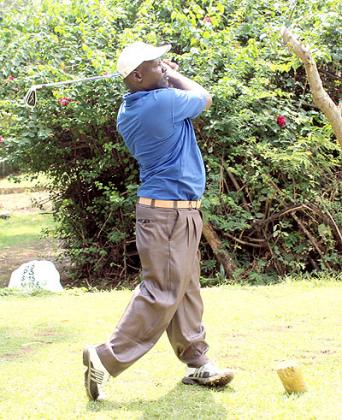STEADY: Dismas Ndiza of Kenya had an incredible first day of Burundi Open. The New Times/ H.Nkuutu.
