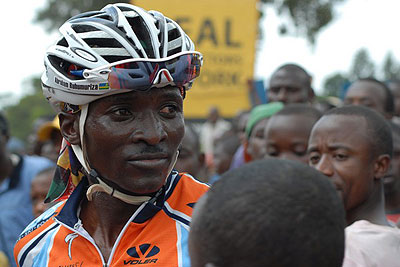 Abraham Ruhumuriza won the Criterium de Rwamagana event on Sunday