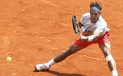 Nadal beats Daniel Brands at French Open 2013. Net photo.