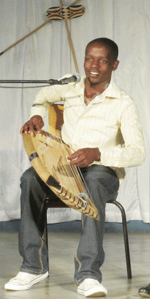 Daniel Ngarukiye plays Inanga. The New Times / File.