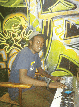 Music producer Devydenko in his Nyamirambo studio. The New Times/ Patrick Buchana