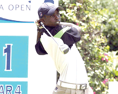 Nelson Mudanyi won his maiden professional title with success in the Burundi Open. Net photo.