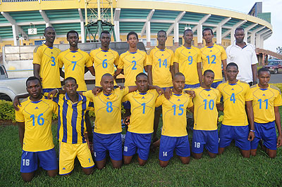 The National Youth team prior to its participation in the African championship in March. Saturday Sport/T. Kisambira.