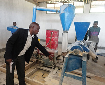 Since they benefited from the tourism revenue sharing scheme, Twisungane coop set a grinding mill to boost their income.  The New Times/ Jean Pierrer Bucyensenge.