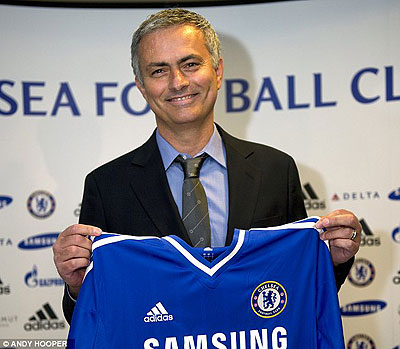 Jose Mourinho, who now calls himself, the 'Happy One' has a lot to prove in his second spell at Chelsea. Net photo.