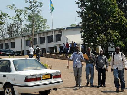 Students at SFB. Uwigase has been blacklisted for forging a transcript to get a job. The New Times/ John Mbanda.