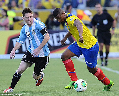 Lionel Messi will lead Argentina into home of their arch rivals Brazil for next the 2014 Fifa World Cup. Net photo