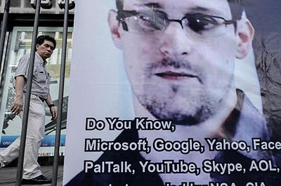 Snowden remains holed up in the transit area of Moscowu2019s Sheremetyevo airport. Net photo.