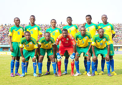 Rwanda's negligible rise in the lastest rankings can be attributed to Amavubi Stars' loss to Algeria last month in the 2014 World Cup qualifier. The New Times / T. Kisambira.