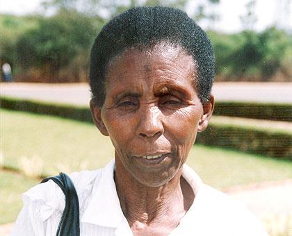 60-year-old Evariste Gasima was among the 20 beneficiaries. Sunday Times/Stella Ashiimwe