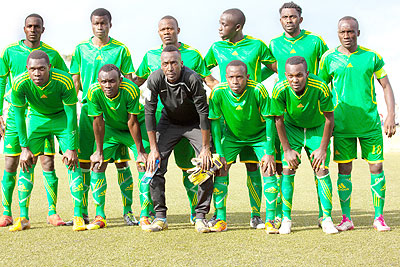 Andrew Gasambungo (not in picture) paid tribute to his AS Kigali team for the outstanding performances throughout the campaign. The New Times / T. Kisambira.