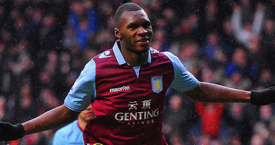 Christian Benteke- has handed in a transfer request.  Net photo.
