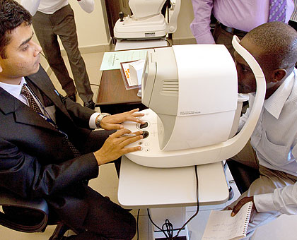 The plan is part of a larger plan to decentralise eye treatment services. The New Times/Timothy Kisambira