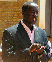 Karate Federation's Technical Director Didier Guy Rurangayire.