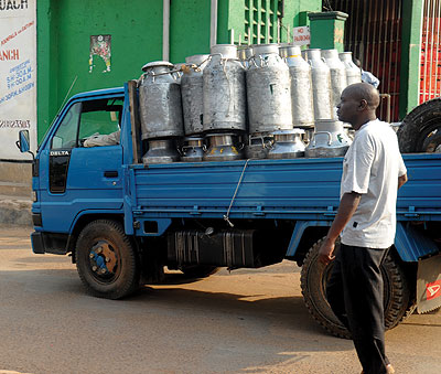 A dealer delivers milk in Kigali. Many traders do not know how some of the business-related laws affect or ease their operations.  The New Times / File photo 