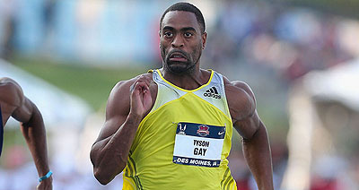 Tyson Gay- Won gold in the 100m at the 2007 World Championships