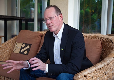Dr Paul Farmer, Partners in Health founder and Global Health Equity advocate. The New Times/T. Kisambira.