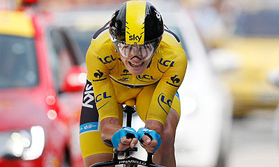 Chris Froome produced another flawless display on stage 17.  Net photo.
