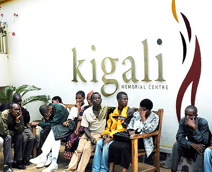 Survivors at Kigali Genocide Memorial Centre during a past commemoration event. The New Times/ File.