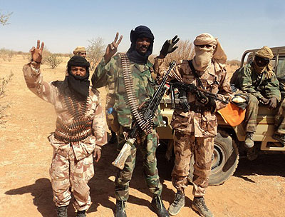Touareg rebels in Mali. Net photo.