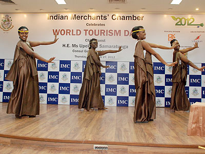 Rwandan students perform at IMC's World Tourism Day 2012. The New Times/File