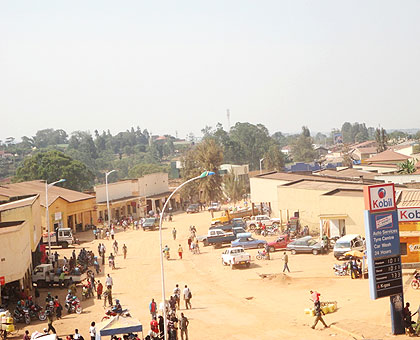 Huye district plans to overhaul the city with old structures to pave way for redevelopment. The New Times/ Jean Pierre Bucyensenge.