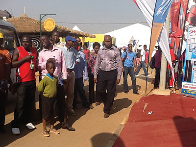 Some of the showgoers enjoying themselves over the weekend. The New Times / Seraphine Habimana