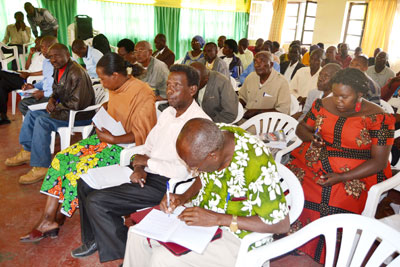 Some of mediators during the training where they also got kits. The New Times/ Jeand du2019Amour Mbonyinshuti.