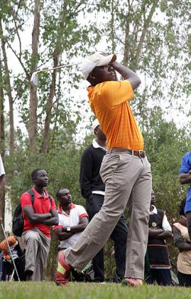 Jean Baptiste Hakizimana and Emmanuel Ruterana  (not in picture) are yet to confirm whether they will compete in the KCB Kenya Golf Open. Times Sport / File.