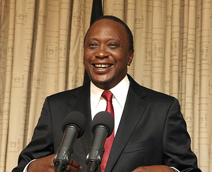 President Uhuru Kenyatta has urged a political solution to the security crisis in eastern DRC. Net photo.