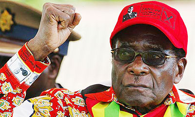 Robert Mugabe during the campaigns. Net photo.