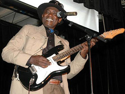 Abdoul Makanyaga takes to the stage during a past performance. Net photo.