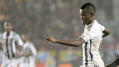 TP Mazembe's Mbwana Samatta scores in win over FUS Rabat. Net photo