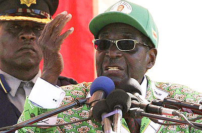 Mugabe told a meeting of ZANU-PF there would be no let-up in economic nationalism policies. Net photo.