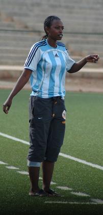 Solidarity Academy is coached by AS Kigali women team coach Grace Nyinawumuntu (above). Saturday Sport/File.