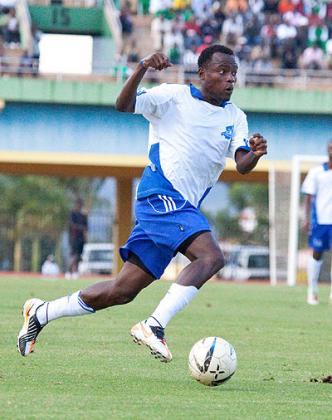Rayon Sports have welcomed back midfielder Hussein Sibomana, but the team manager insists rebel striker Ju00e9ru00f4me Sina (pictured) wonu2019t return to the club. Saturday Sport/File.