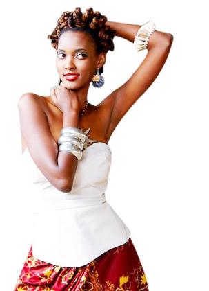 Model Alexia Uwera Mupende.  The New Times / Courtesy .
