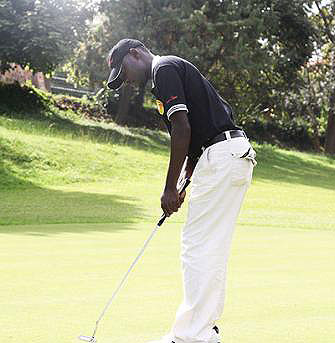Emmanuel Ruterana didn't do well at the just concluded KCB Kenya Golf Open but was happy with his performance. Times Sport/File.