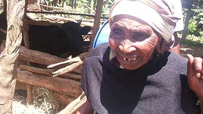 Mirriam Waithara had cataracts removed and can now see again. Net photo.